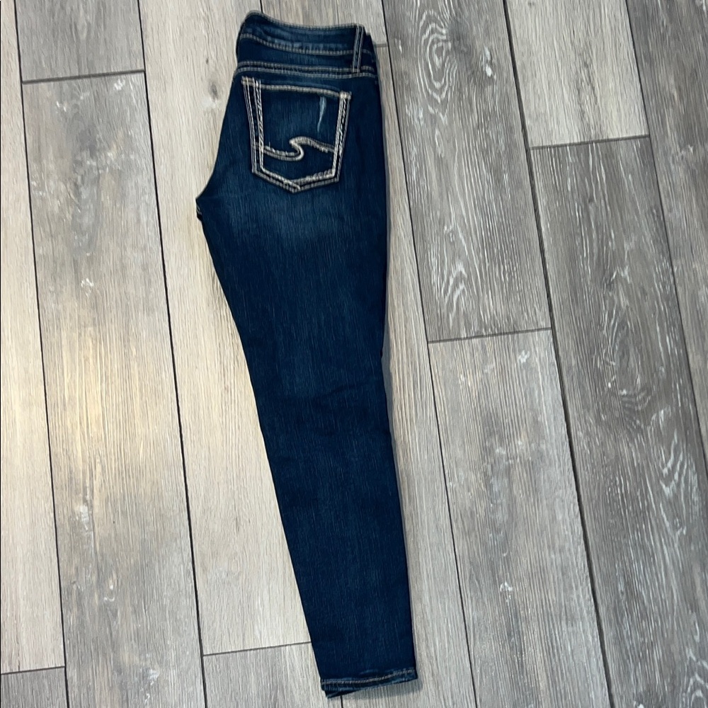 Silver Jeans Women's Dark Blue Skinny Jeans